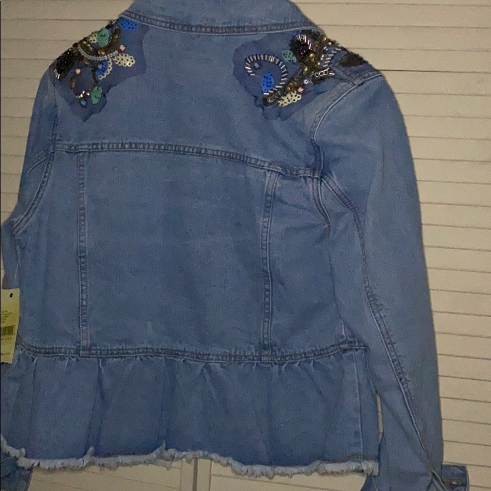 Reba Embellished Denim Jacket - Picture 4 of 4